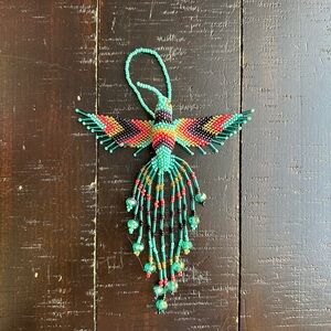 Colorful Beaded Hummingbird